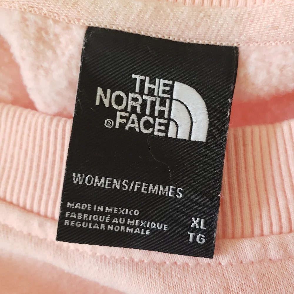 The North Face Pullover Crew Neck Sweater - Pink XL ( EUC) - Picture 2 of 8